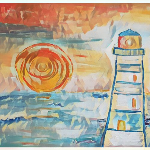 vuurtoren-schilderij-ellen